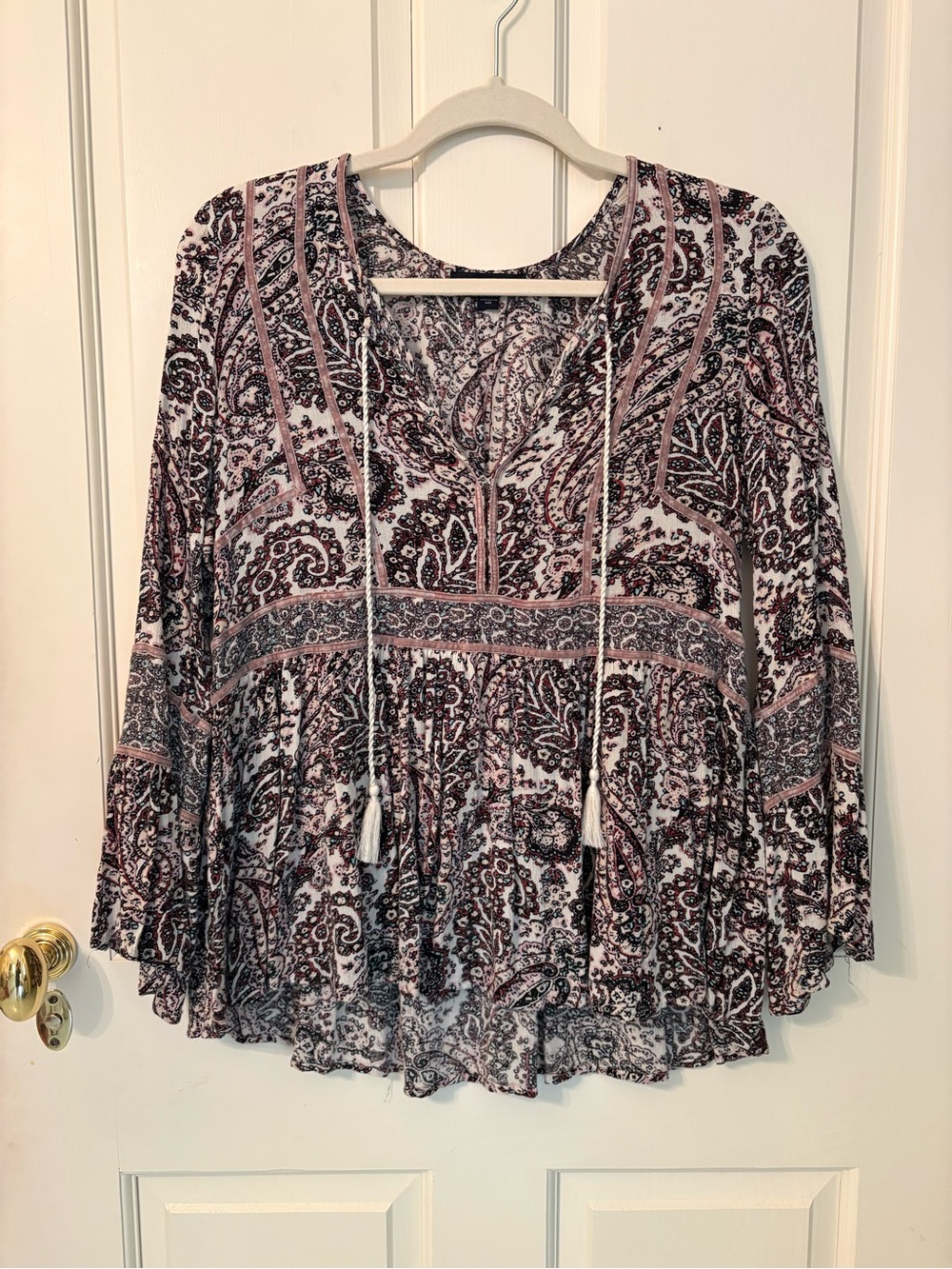 AE Boho Paisley Blouse